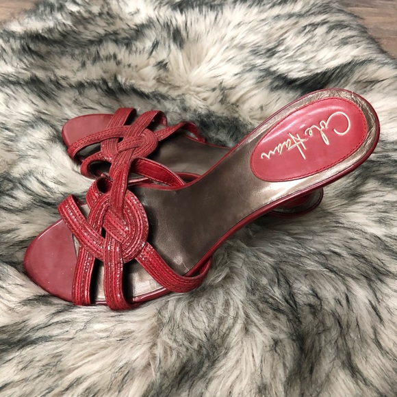 Cole Haan open toe kitty heels size 9 - Picture 2 of 8